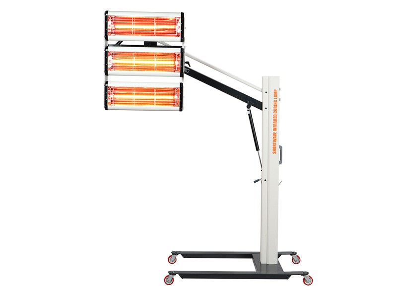 3KW Infrared Curing Painting Lamp JC-3600W with 3 Lamps for Fast Dry